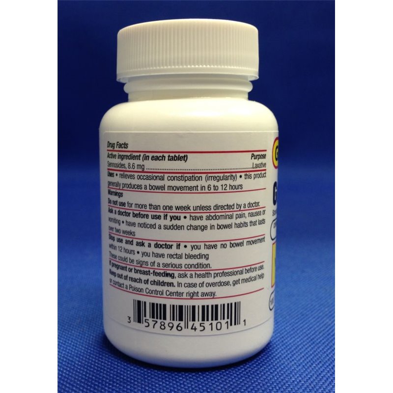 GERI CARE - NWI SEN100, 4009 - SENOKOT LAXATIVE TABS 100'S - Clock ...