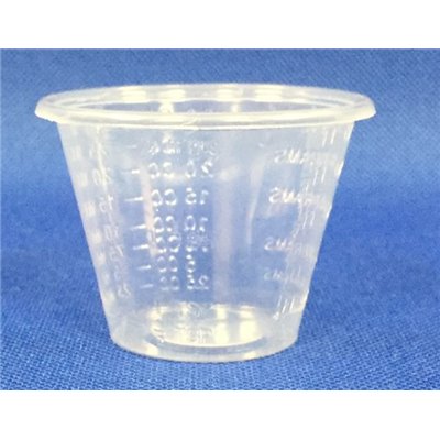 ISL - GMI GP700, 2172 - CUP 1 OZ PLASTIC MED GRAD 5000/CS - Clock ...