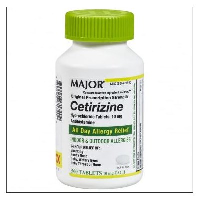 CETIRIZINE HCL 10MG TABS 300CT