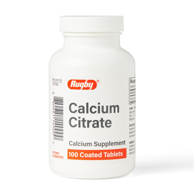 CALCIUM CITRATE 200MG TAB 100/BT