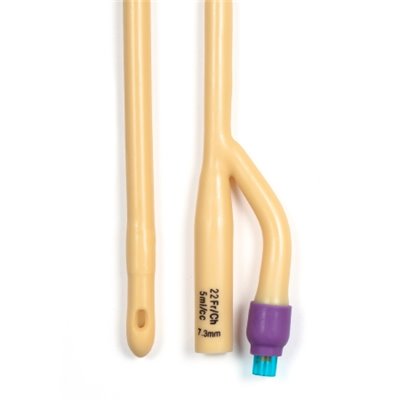 CATHETER FOLEY SIL-ELS 22FR 5CC